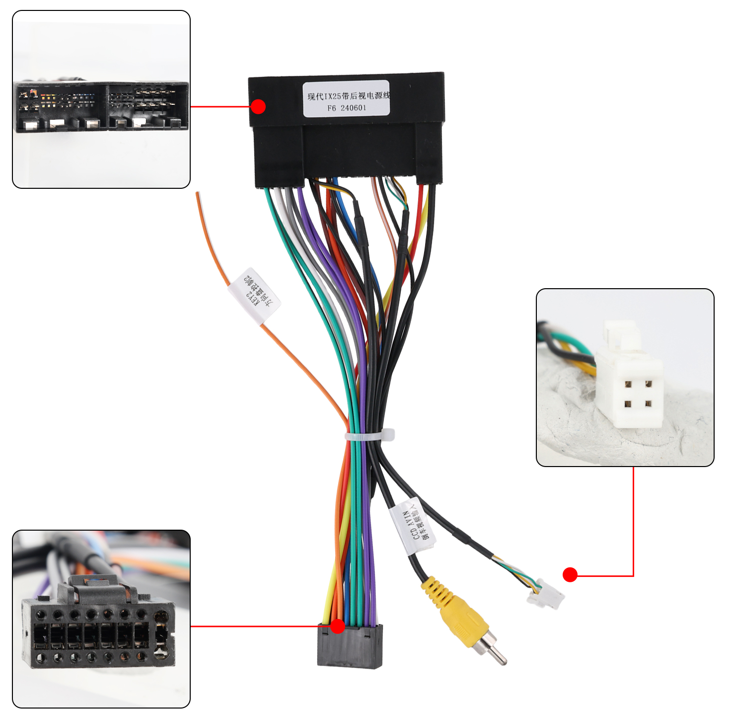 Kabeláž pro 2DIN chytré autorádio Hyundai ix20 10-19 manual AC evtech.cz